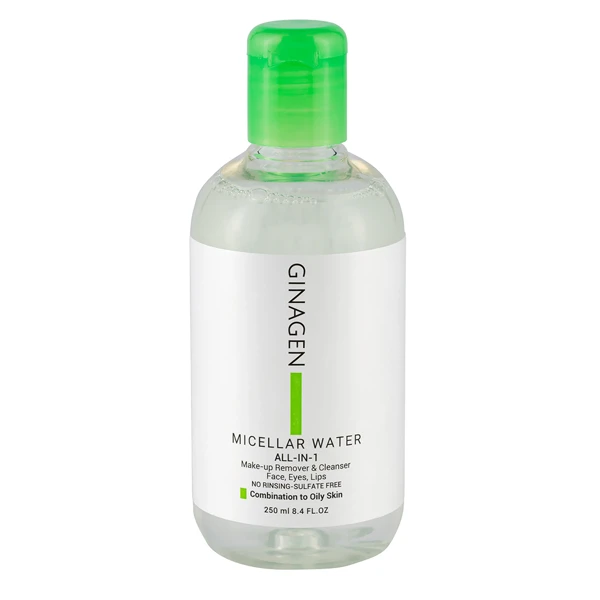 میسلار واتر ژیناژن مدل Deep Clean مخصوص پوست چرب حجم 250 میلی لیتر