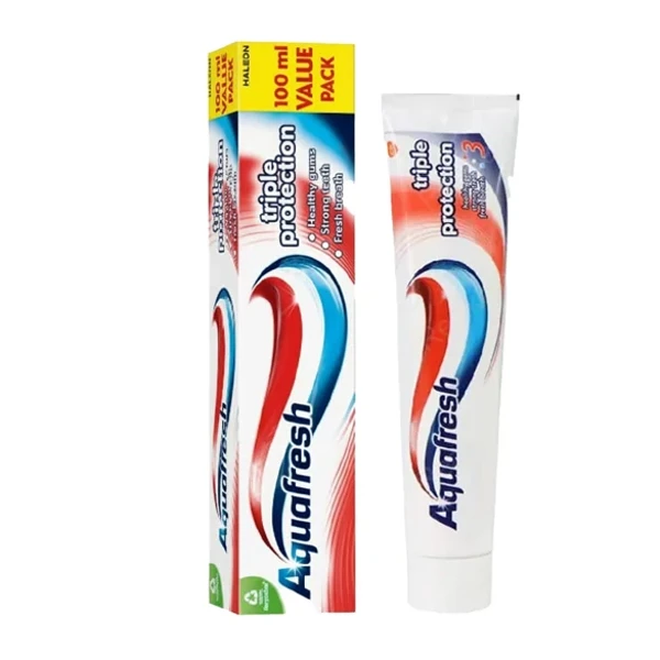 خمیر دندان آکوا فرش مدل triple protection حجم 100 میلی لیتر