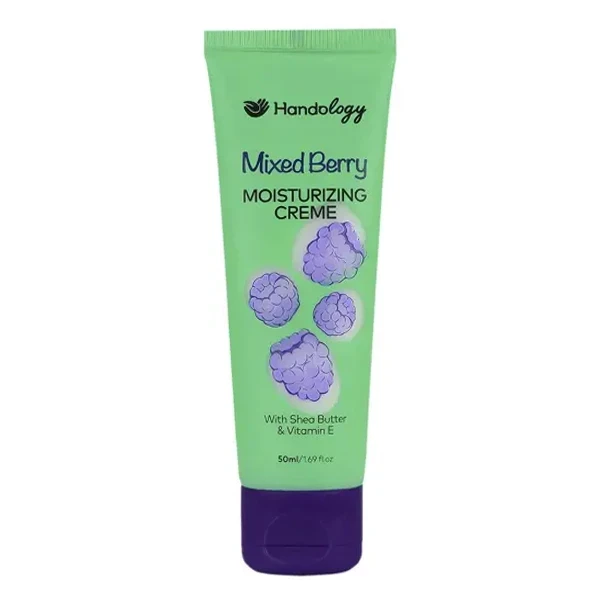 کرم مرطوب کننده دست و صورت هندولوژی مدل Mixed Berry حجم 50 میلی‌لیتر