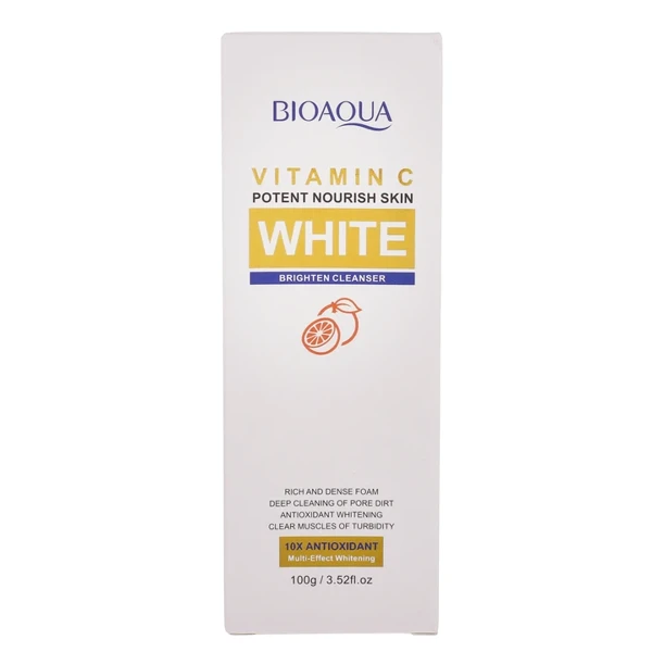 قیمت فوم شستشو صورت بایو آکوا مدل Vitamin C وزن 100 گرم