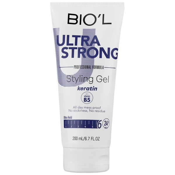 ژل مو بیول مدل ULTRA STRONG حجم 200 میلی لیتر