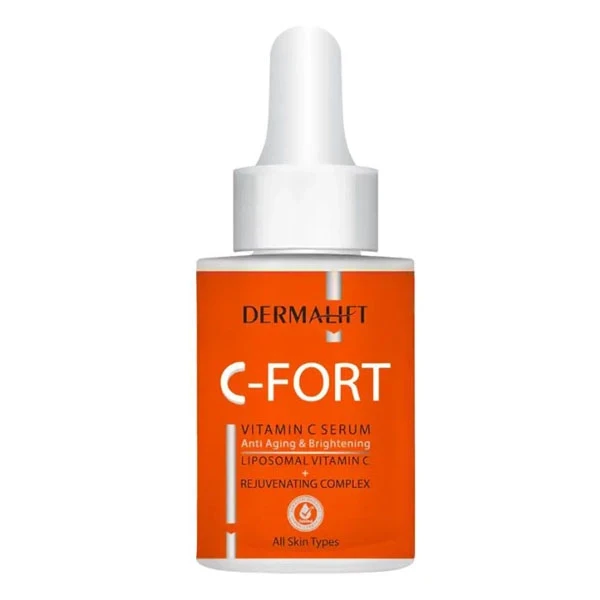 خرید سرم روشن کننده درمالیفت مدل ویتامین C مناسب انواع پوست حجم 30 میلی لیتر