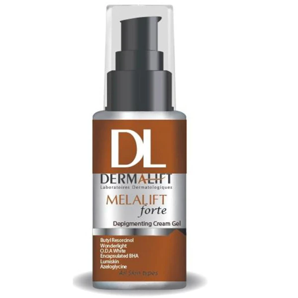 کرم ژل روشن کننده پوست درمالیفت مدل Melalift Forte حجم 50 میلی لیتر