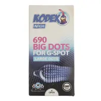 کاندوم ناچ کدکس مدل BIG DOTS بسته 10 عددی