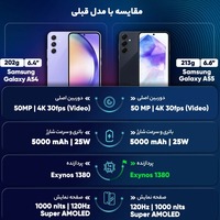 قیمت و خرید گوشی سامسونگ Galaxy A55 ظرفیت 256 گیگابایت با رم 8 گیگابایت ویتنام