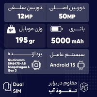 قیمت و خرید گوشی سامسونگ Galaxy A36 رجیسترشده دو سیم‌کارت 128 گیگابایت با رم 8 گیگابایت