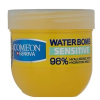 قیمت کرم آبرسان صورت و بدن کامان مدل Water Bomb SENSITIVE مخصوص پوست حساس حجم 200 میلی لیتر