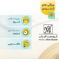 قیمت و خرید کرم ضد آفتاب بی رنگ آقایان مای SPF 50 مدل Ultra Guard  حجم 50 میلی لیتر