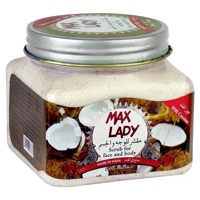 اسکراب لایه بردار پوست مکس لیدی نارگیل حجم 300 میلی لیتر