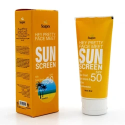 قیمت و خرید کرم ضد آفتاب و ضد لک بدون رنگ سوپکس SPF50 محافظ UVA ،UVB حجم 50 میلی لیتر