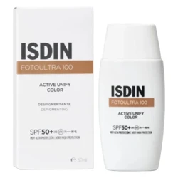 خرید ضدآفتاب و رفع لک ایزدین مدل Isdin Active Unify Color حجم 50 میلی لیتر