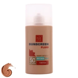فلوئید ضد آفتاب رنگی مای با SPF 50 مدل Smart Defense  حجم 50  میلی لیتر