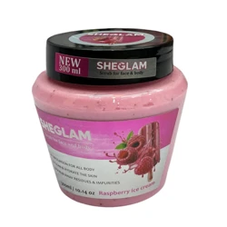 اسکراب شیگلم مدل Ice cream مناسب برای انواع پوست حجم 300 میلی لیتر