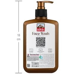 خرید ژل شستشوی کرمی صورت روغن آرگان بی ام اس حجم 500 میلی لیتر