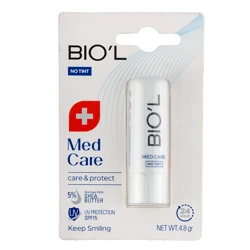بالم لب بی رنگ بیول مدل Med Care با SPF15 وزن 4.8 گرم