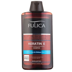شامپو تقویت کننده و ترمیم کننده ساقه مو فولیکا مدل Keratin E حجم 400 میلی لیتر