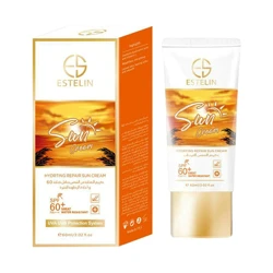 کرم ضد آفتاب استلین spf 60 آبرسان و ترمیم کننده ۶۰ میلی لیتر 