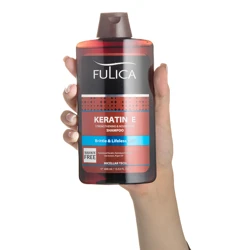 خرید شامپو تقویت کننده و ترمیم کننده ساقه مو فولیکا مدل Keratin E حجم 400 میلی لیتر