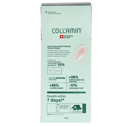 خرید کرم مرطوب کننده صورت و گردن کلامین مدل Collagen Bank حجم 125 میلی لیتر