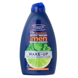 شامپو بدن ژلی کامان مدل Wake Up مناسب آقایان حجم 510 میلی لیتر