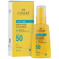 فلوئید ضد آفتاب بی رنگ سینره مدل  آکوا فلوئید SPF50 حجم 50 میلی لیتر
