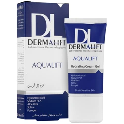 کرم ژل آبرسان صورت درمالیفت مدل AQUALIFT AC حجم 50 میلی‌لیتر