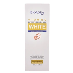 قیمت فوم شستشو صورت بایو آکوا مدل Vitamin C وزن 100 گرم