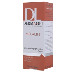 خرید کرم روشن‌کننده صورت درمالیفت مدل Melalift مناسب انواع پوست حجم 40 میلی لیتر