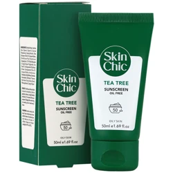 کرم ضد آفتاب اسکین شیک عصاره درخت چای SPF50 حجم 50 میلی لیتر
