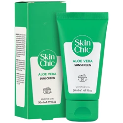 کرم ضد آفتاب اسکین شیک عصاره آلوئه ورا SPF50 حجم 50 میلی لیتر