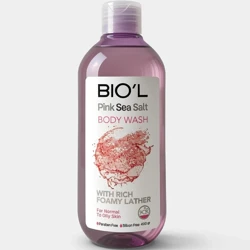 شامپو بدن ژلی بیول BIOL مدل نمک دریا حجم 400 میلی لیتر