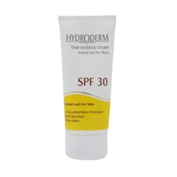 خرید کرم ضد آفتاب SPF30 هیدرودرم مناسب پوست های معمولی و خشک ۵۰ میلی لیتر