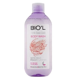 شامپو بدن ژلی بیول BIOL مدل نمک دریا حجم 400 میلی لیتر
