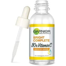 سرم پوست گارنیه مدل Vitamin C شفاف‌کننده، روشن‌کننده حجم 30 میلی لیتر